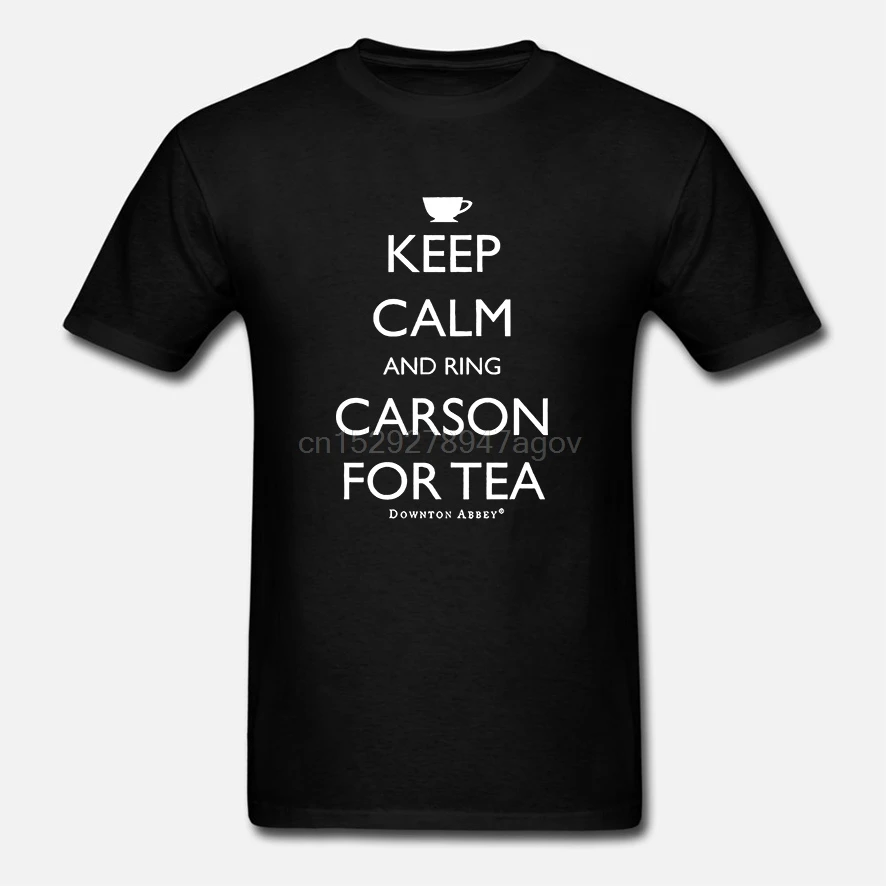 

Man cheap T-shirt Downton Abbey Ring Carson for Tea Mens Graphic T Shirt