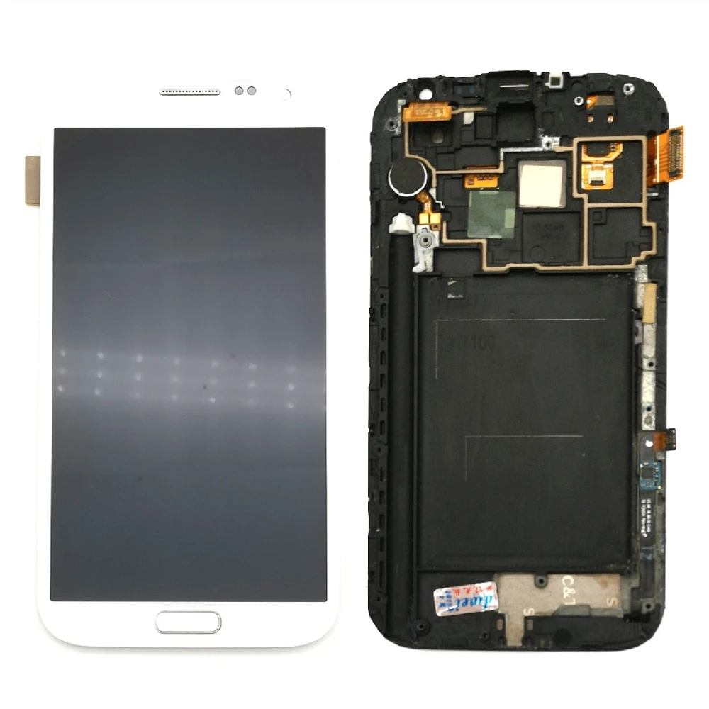 super amoled lcd display for samsung galaxy note 2 n7100 lcd display touch screen digitizer assembly free global shipping