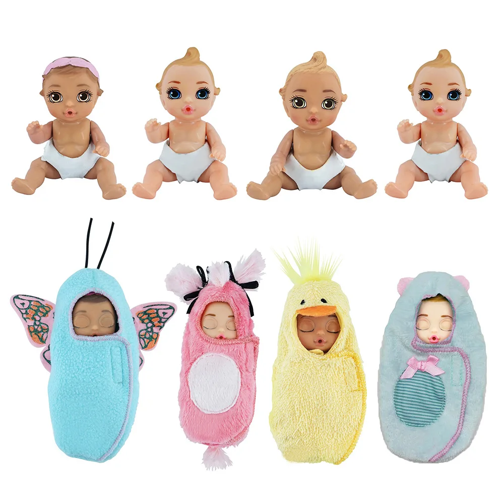 Глухая коробка кукла-сюрприз имитация Детская кукла пеленки слезы силиконовая