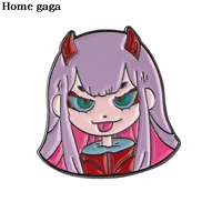 d3468 homegaga anime girl metal badges pins and brooches for women men lapel pin backpack bags badge jacket