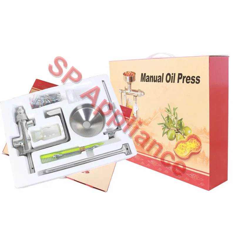 Ручной Масляный Пресс бытовой экстрактор масла пресс для семян арахисовых