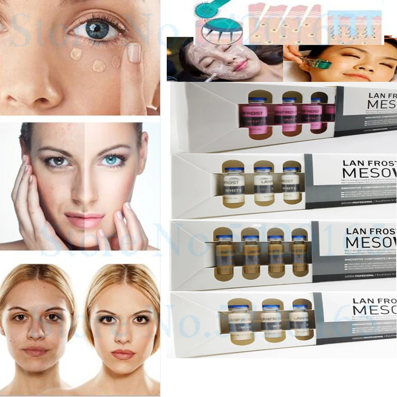 

10cs 5ml Brand Derma white BB Cream Serum Ampoule Add Foundation Niacinamide/peptide For Effective Brightening Anti-aging