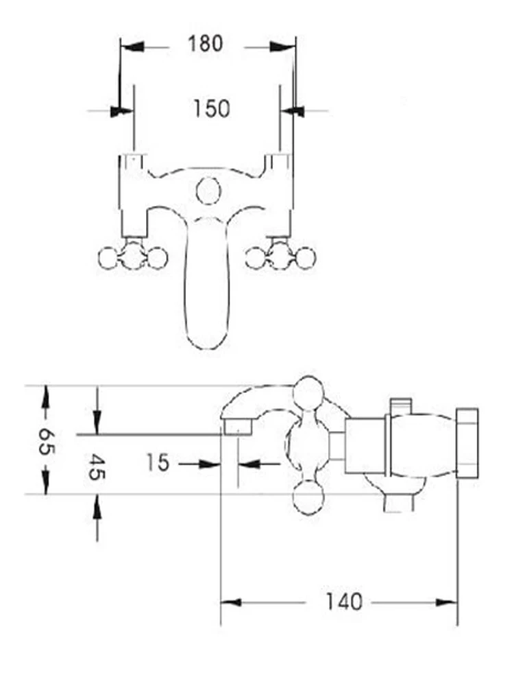 

Diplon ST03161 Bathroom Brass Shower Set Bath Showers Mixer with Hand Shower Faucet