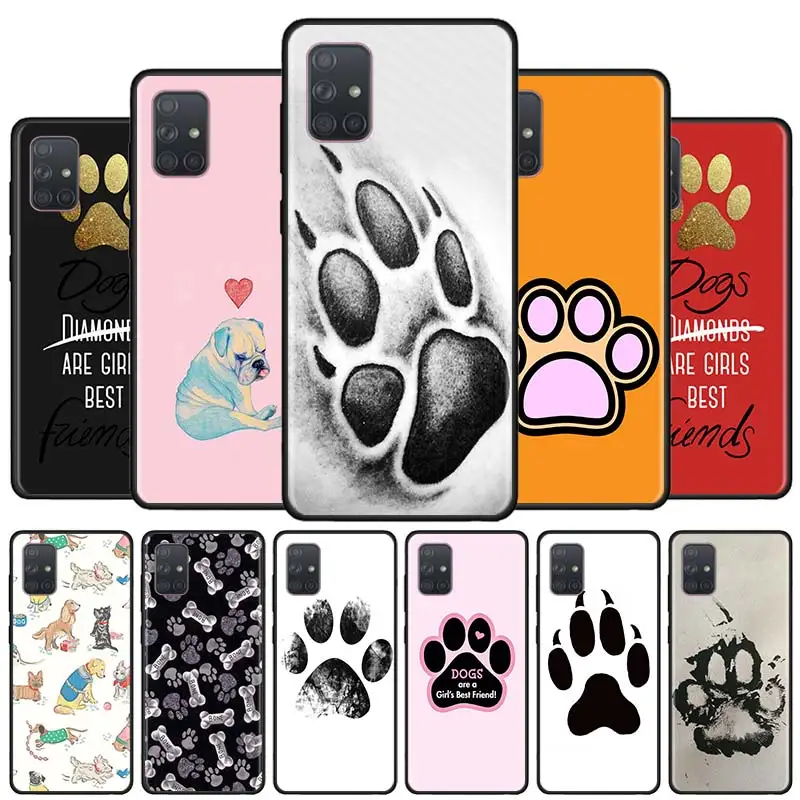 Черный мягкий чехол для телефона Samsung Galaxy A50s A70s A51 A71 5G A10 A20 A30s A40 A31 A41 A91 Black Soft Phone Case