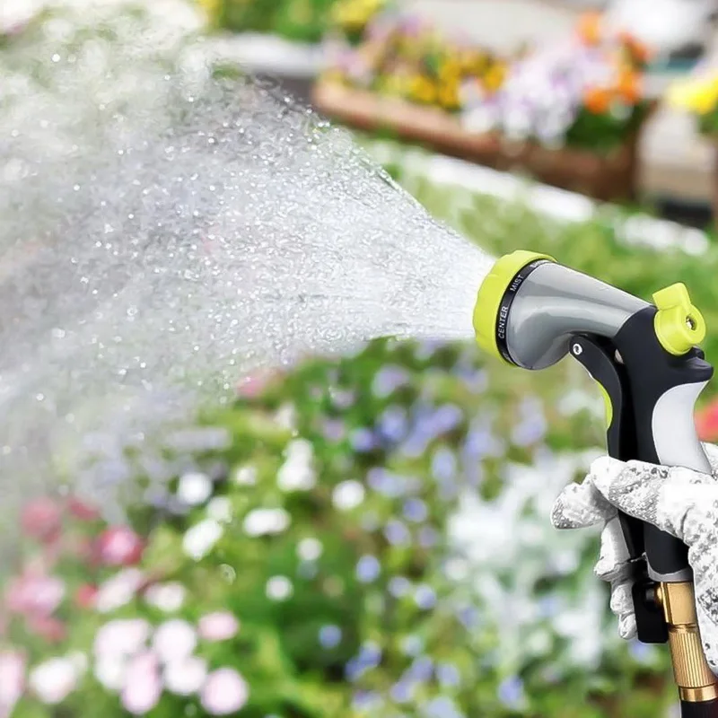 Garden Water Guns Hose Spray Nozzle Heavy- Sprayer Mutifunctional Household Car Washing Gardening Sprinkle Tools | Дом и сад