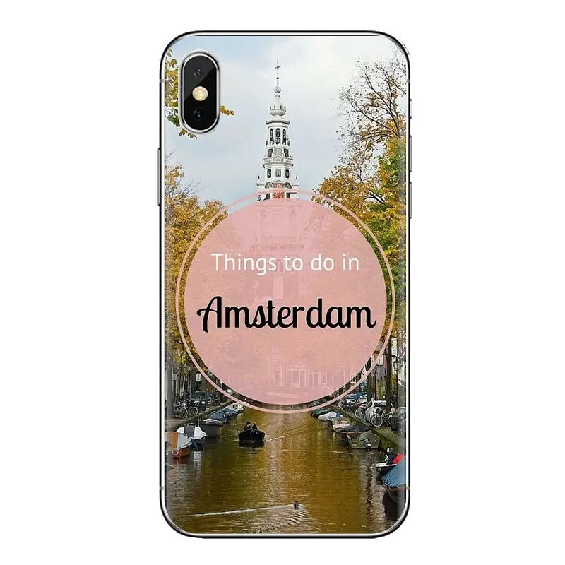 Travelling Amsterdam The Netherlands Mobile Phone Cover For Xiaomi Redmi 4 3 3S Pro Mi3 Mi4 Mi4i Mi4C Mi5 Mi5S Mi Max Note 2 |