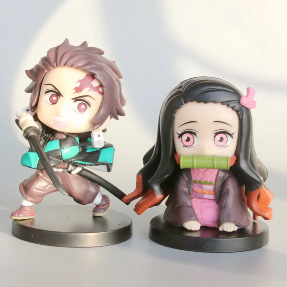 

Anime Demon Slayer Figures Kimetsu No Yaiba Action Figure PVC Model Kamado Tanjirou Collection Statue Cartoon Boy Kids Toy Gifts