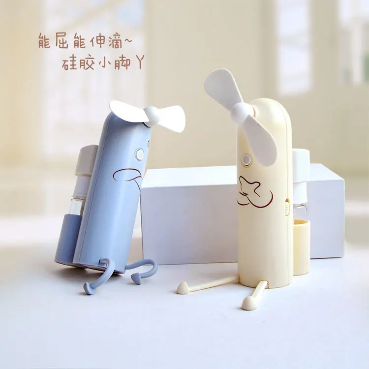 Новый креативный мобильный телефон кронштейн мультфильм спрей мини вентилятор