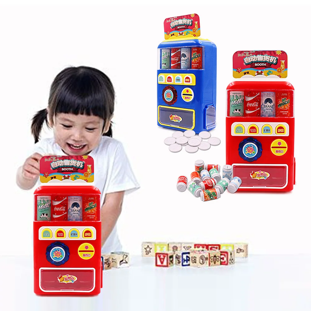Детский торговый автомат для напитков игрушечный симулятор супермаркета