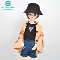 clothes for doll fits 14 40 45cm msd doll commuter coat vest denim shorts
