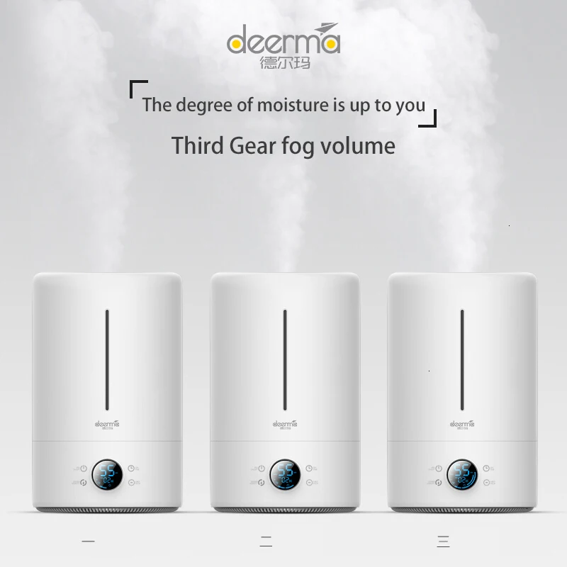 The new Deerma Humidifier UV lamp purification Air Bedroom Office 12H Timing Purifying Touch Version | Бытовая техника