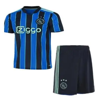 

New ajaxES 2021 2022 blue kit jersey kids Away ANTONY BLIND HALLER ajaxed TADIC PROMES NERES HUNTELAAR children Football Shirt