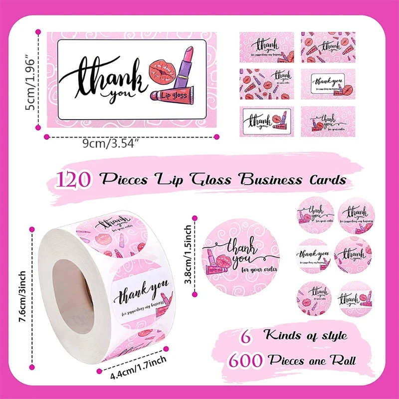 

Thank You for supporting My Small Business Greeting Cards Thanks Stickers Labels K0AA