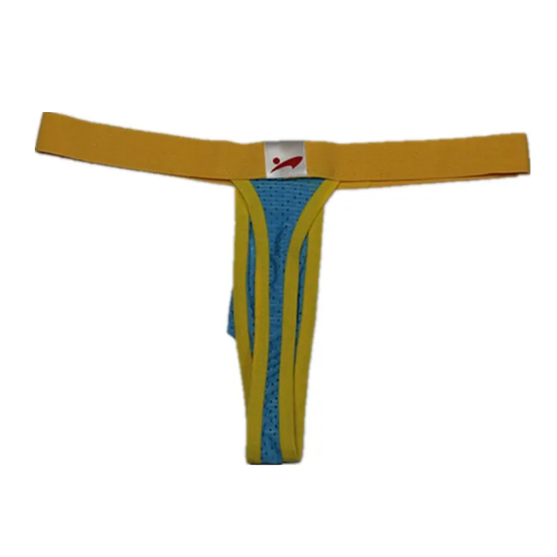G String Мужские Трусы стринги дышащие сексуальные нейлоновые сетчатые мужские