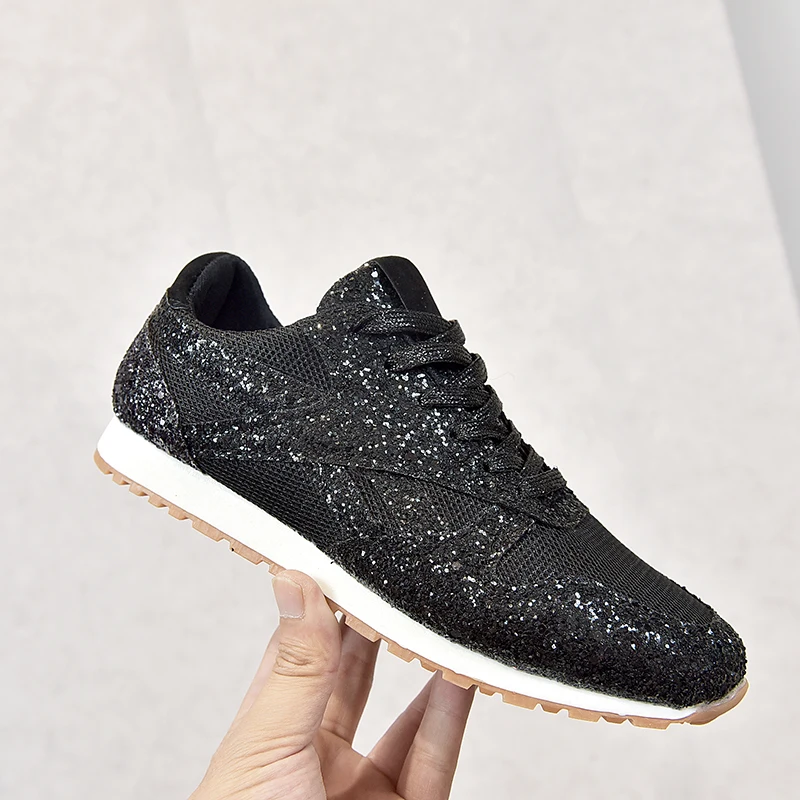 Женская Повседневная обувь шикарные кроссовки модная дышащая прогулочная из