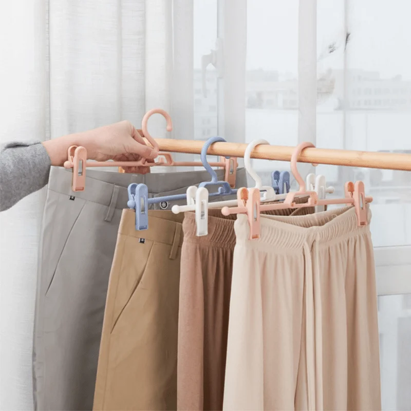 5 шт. регулируемый крючок для сушки брюк и юбки|Подставки хранения стеллажи| |
