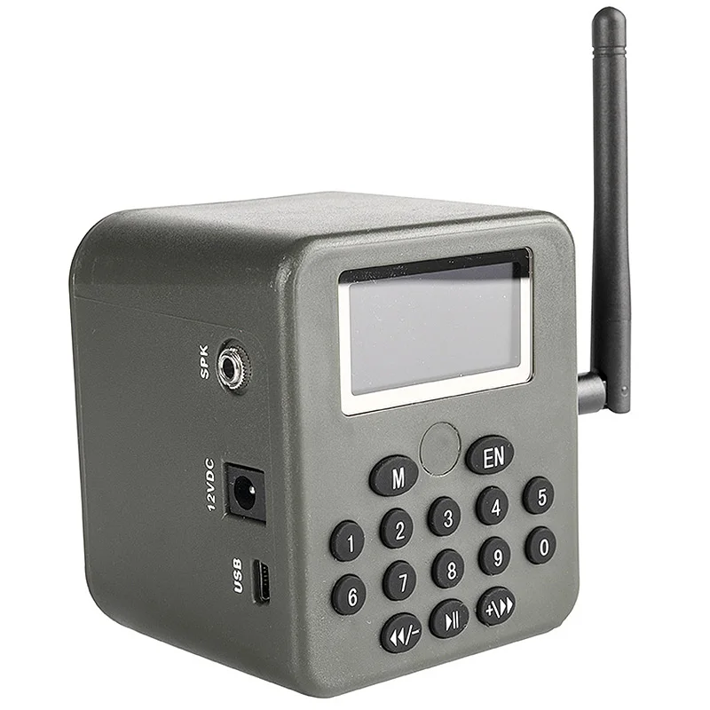 

Hunting Bird Caller Sound Voice Decoy 50W Speaker Electric Hunting Bird Sound MP3 Player Remote CY-898 Green