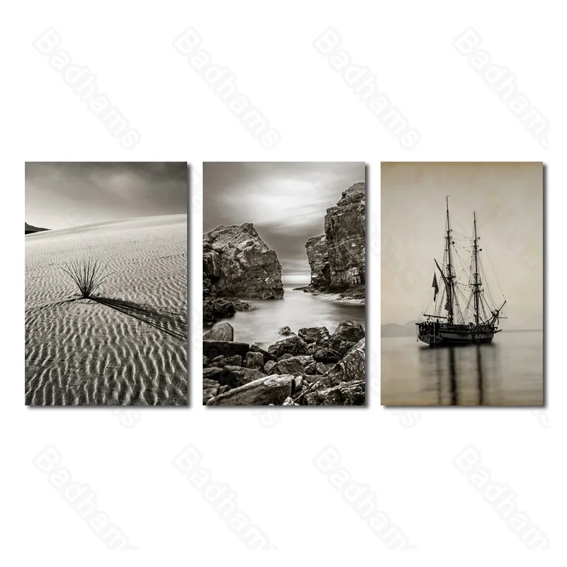 

Nordic Modern Decorative Painting Sofa Background Wall Living Room Mural Triptych Abstract Bedroom Paintings Restaurant Mural