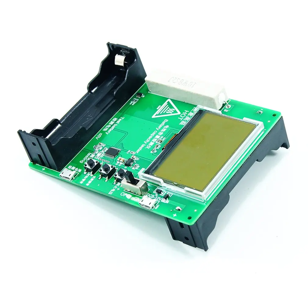 

LCD Display 18650 Lithium Battery Capacity Tester Module 128X64 LCD display Power Bank Capacity test 0~9999mAh