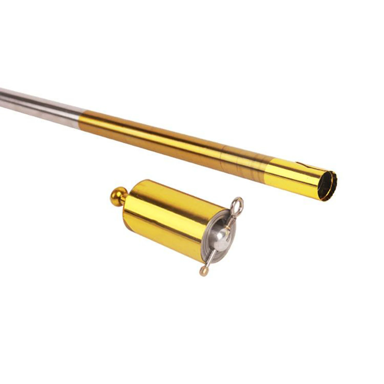 Portable Metal Appearing Cane with Teaching Cards Pocket Staff Stage Trick for Amateur Beginners Ma gic Accessorie | Спорт и