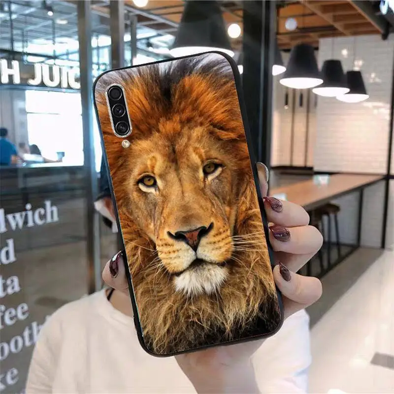 

Animaux lion Phone Case For Samsung Galaxy M10 20 30 A 40 50 70 71 6S A2 A6 A9 2018 J7 CORE PLUS STAR S10 5G C8