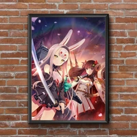 azur lane crosswave complete deluxe edition bundle rpg video game canvas poster home wall painting decoration no frame