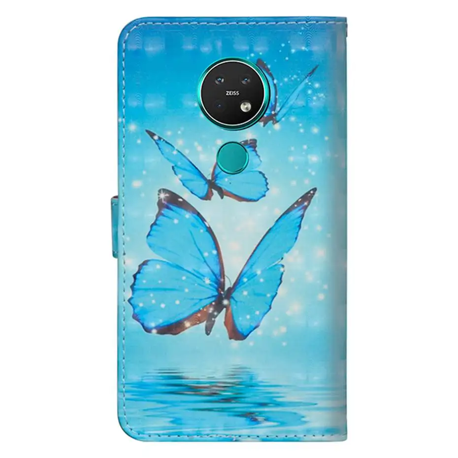 Чехол-книжка из искусственной кожи для Nokia 7 2 TA-7 TA-1196 TA-1181 TA-1178 1193 6 | Мобильные