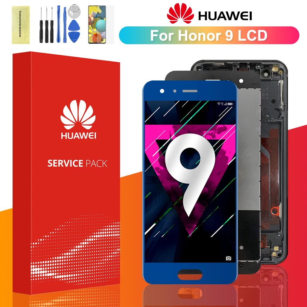 ЖК-дисплей 5 15 ''для Huawei Honor 9 с сенсорным экраном и дигитайзером в сборе экран
