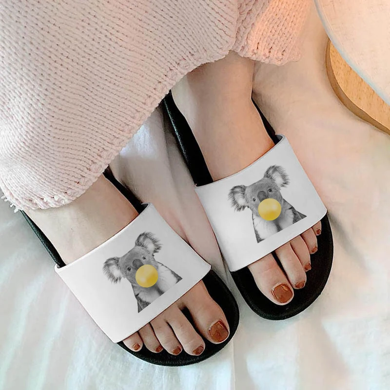 

Sandals For Women 2021 Flat Bottom Indoor Slipper For Woman Home Flip Flops Bathroom Non-slip Women Slippers Plus Size 41