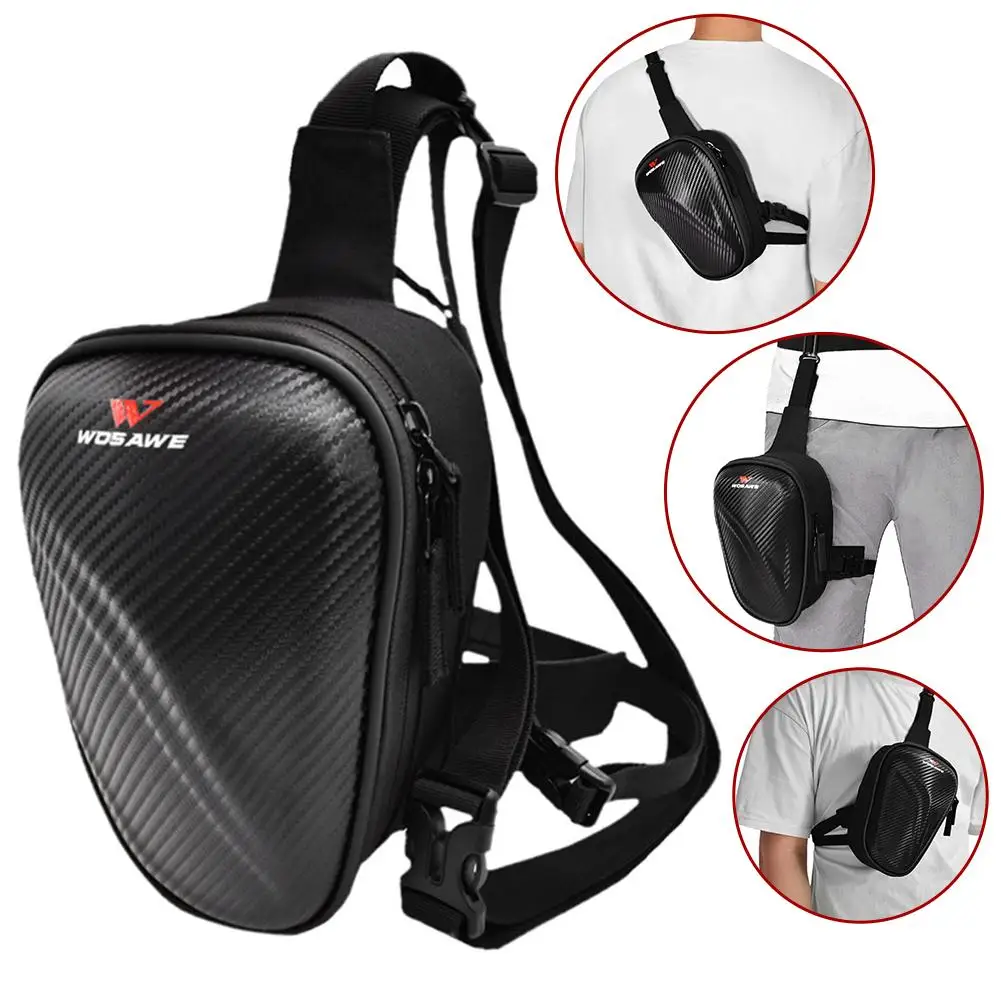 Multifunction Motorcycle Drop Leg Bag Waterproof Anti-fall Hard Shell Outdoor Men Casual Waist Biker Moto |