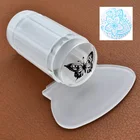 Новинка 1 шт. молочно-белого цвета прозрачная; Нейл-арт тиснения штамп Ракель набор 2,8 см Прозрачные для печатей лаком для ногтей, инструменты для маникюра