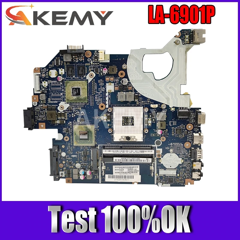 

Akemy MB.RFF02.004 MBRFF02004 For Acer aspire 5750 5750G NV57 Laptop Motherboard P5WE0 LA-6901P HM65 DDR3 GT520M Video card