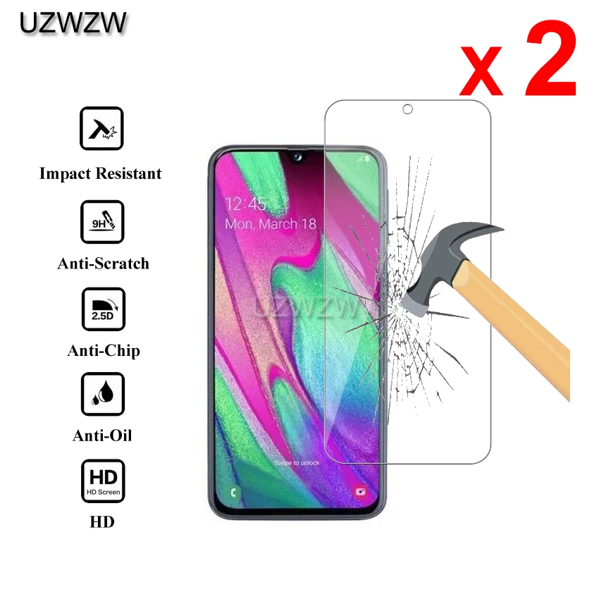2 шт Стекло для samsung Galaxy A30 A30s 2.5D 0,26 мм Премиум защитное Закаленное стекло-экран протектор для samsung A30 стекло