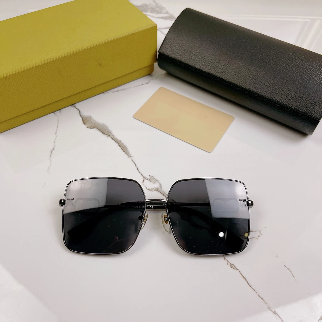 

Bur Be4332 Sunglasses Metal frame Unisex Used For Outdoor Shopping 2021 New Style Simple atmosphere Western style