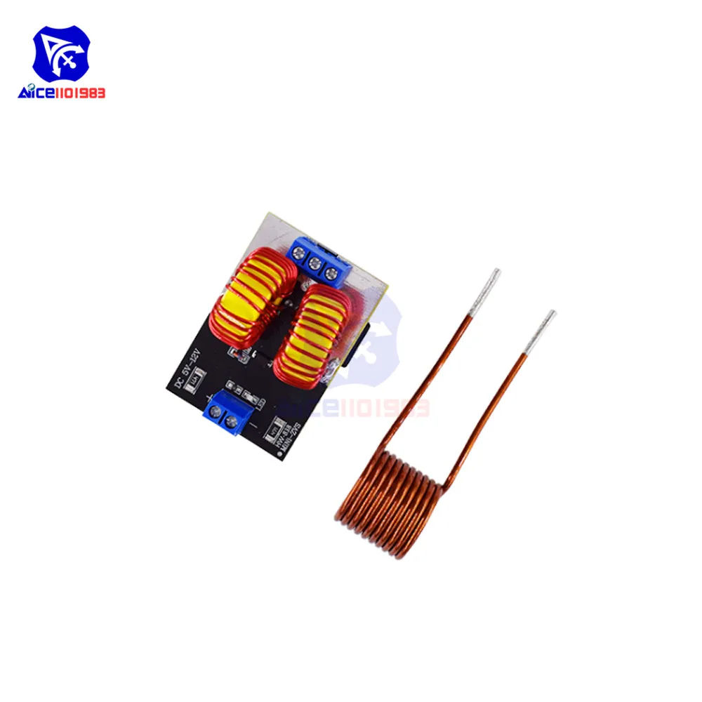 Низковольтный нагревательный блок питания diymore DC 5 12 В Mini ZVS индукционная