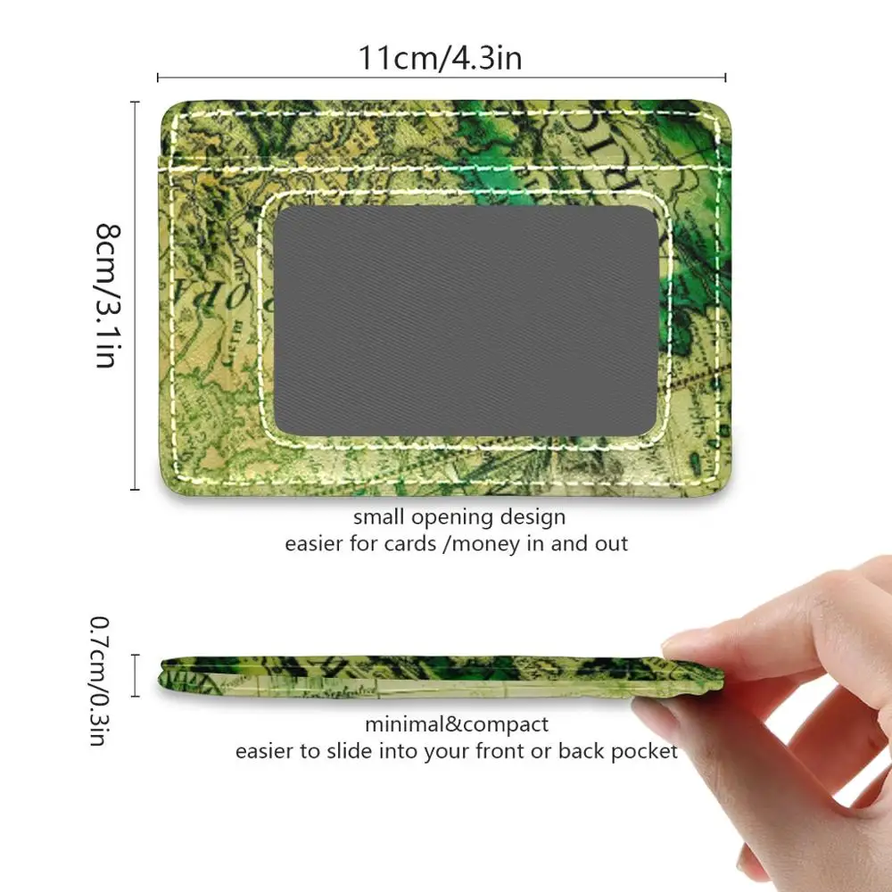 Роскошный держатель для карт из искусственной кожи тонкий чехол визиток и