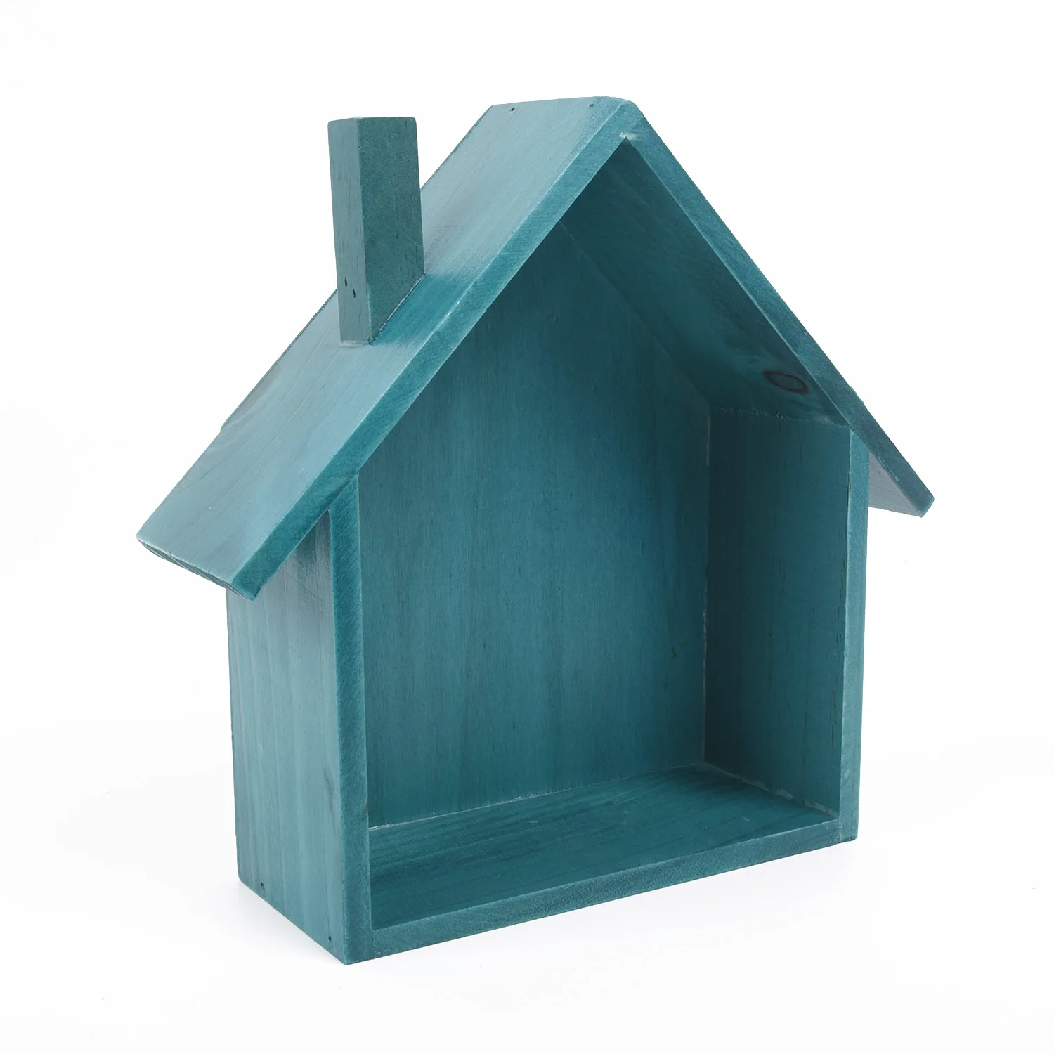 Деревянный дом форма птица стеллажи дисплей настенный подвесной ящик для