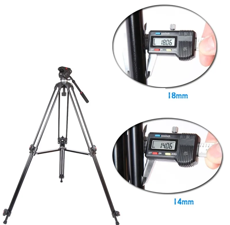 JY-0508 Photography Camera Studio Video Tripod JIEYANG JY0508 Professional Stand for Dslr with Fluid Damping Head Load 5KG | Электроника