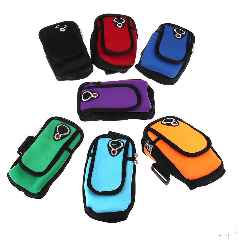 

1Pc Sports Arm Band Mobile Phone Holder Bag Running Jogging Gym Armband Outdoor Exercise Mobile Phone Arm Pou