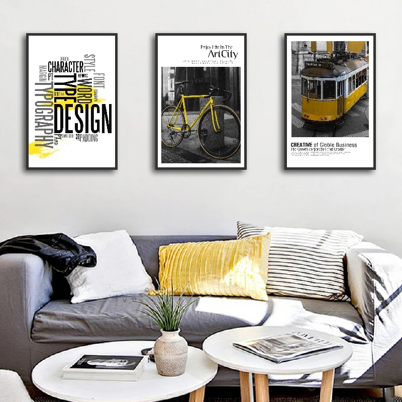 Художественные буквы на английском языке золотисто-серый поезд и велосипед