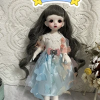 30cm dolls fashion clothes with shoes cute princess wedding dress babi skirt accessories fairyland face up 16 dolls for girls