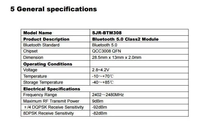 QCC3008 стерео Bluetooth 5,0 аудио модуль BTM3008 aptx-ll модуль ies дифференциальный выход TWS