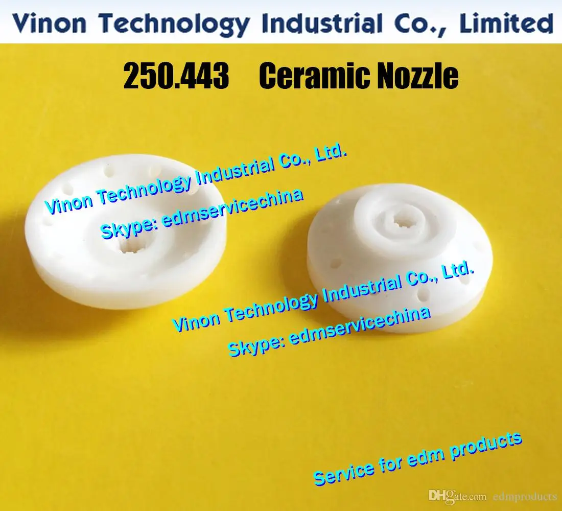 250.443 Керамическая насадка edm ID=2 35 мм 590250433 Насадка для резьбы 250.443.9 Agie Challenge Classic