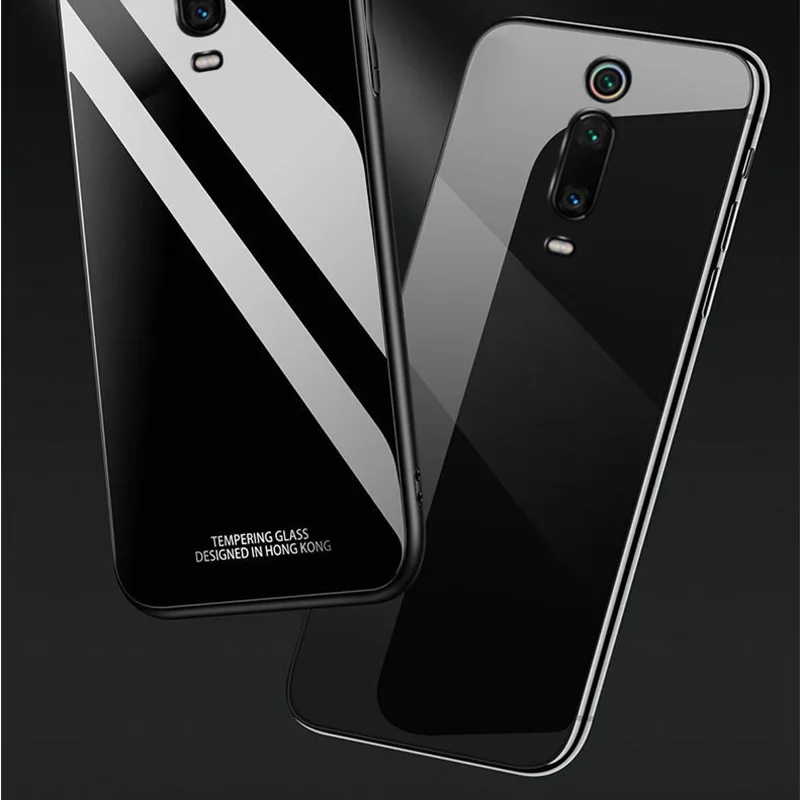 Yuetuo Роскошный Жесткий зеркальное стекло чехол для oppo r9 r9s r11 r11s плюс r15x r15 r17 pro силиконовый чехол-накладка для телефона