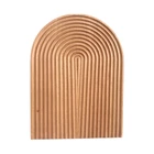 Поднос для хлеба, десерта, доска для резки, с изогнутой поверхностью, с геометрическим рисунком, P82C