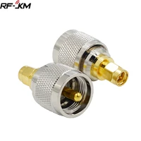 1pcs connector sma male plug to uhf male pl259 rf adapter sma to so239 pl259 connector coaxial high quanlity