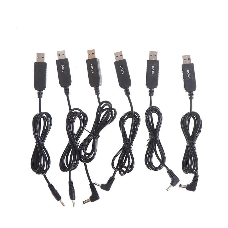 USB кабель с повышением мощности от 5 в до 9 12 В 3 5*1 35 мм 5*2 1 мм|Компьютерные кабели и