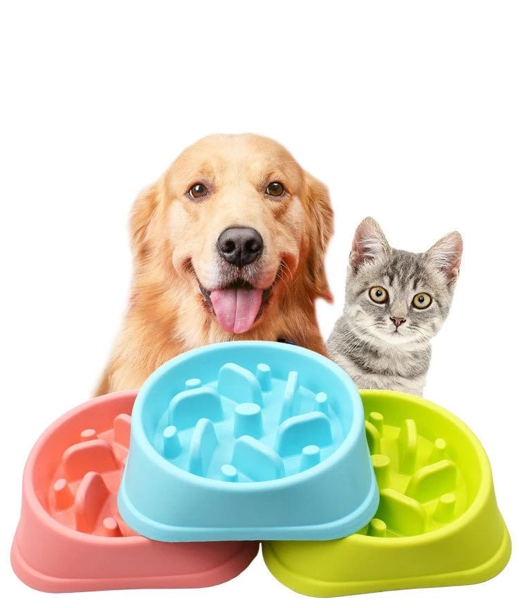 Полезные чаши для кормления собак пластиковые аксессуары в форме улитки