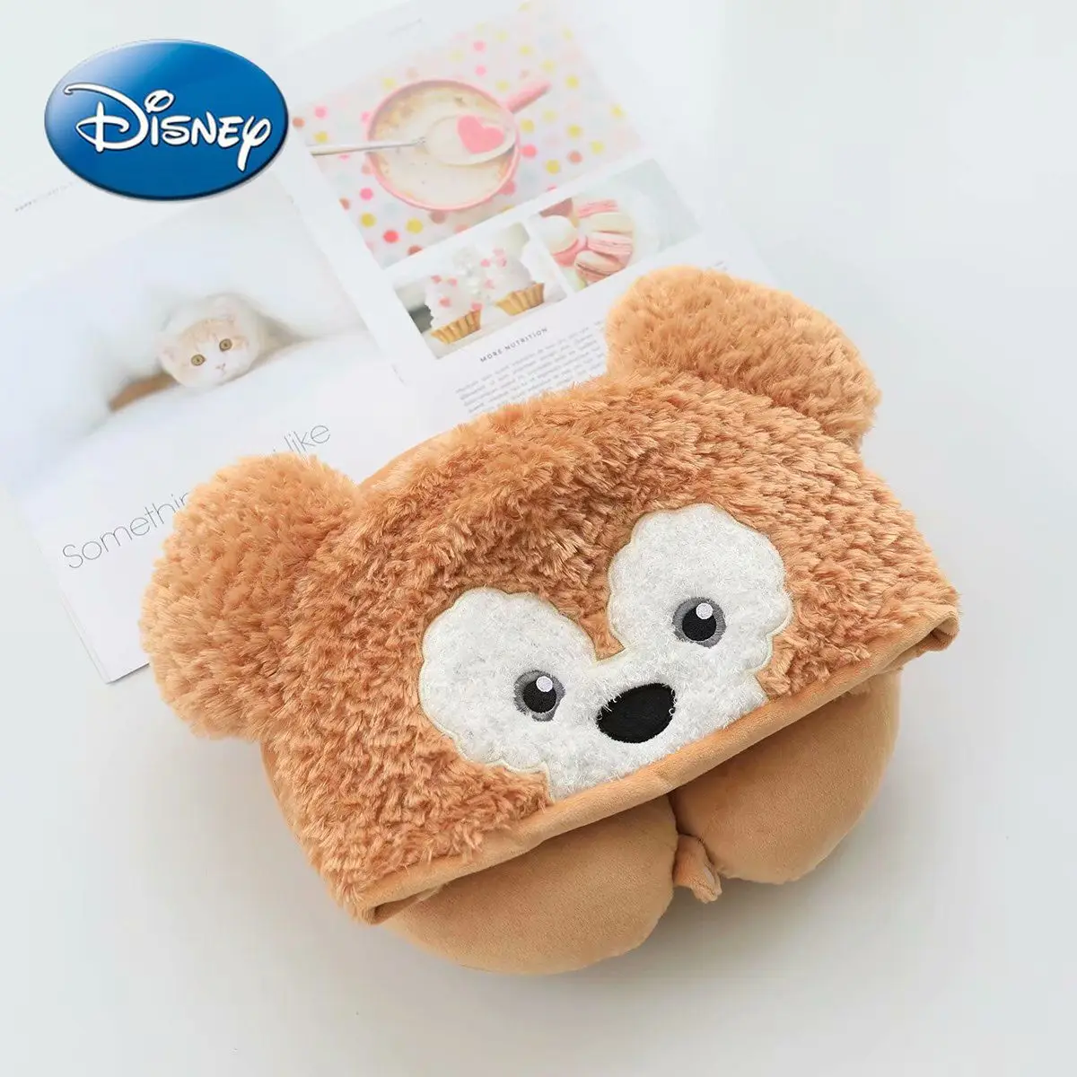 

Disney Cute Cartoon Car Duffy Bear Shirley Rose Plush U-shaped Cervical Pillow Pillow Special Pillow for Business Travel