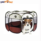 Складная палатка для питомцев, портативный дом для собак, восьмиугольная клетка для кошек, манеж для щенков, питомник, простая в эксплуатации, уличный Большой Домик для собак